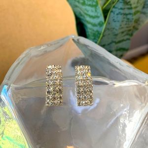 Vintage crystal earrings